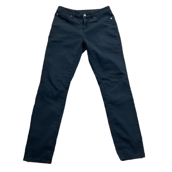 Prana Straight Leg Jeans Dark Blue Navy Size 2 Short - Picture 1 of 8